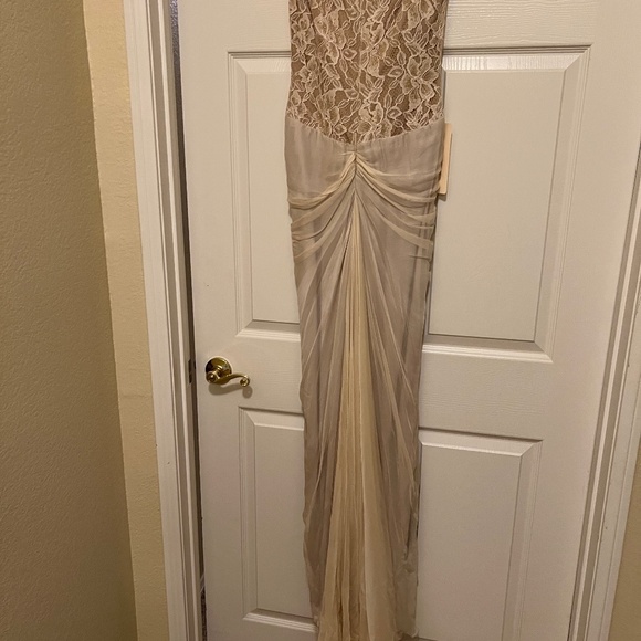 BHLDN TADASHI SHOJI WEDDING DRESS, Beaded and lace mermaid dress - Picture 1 of 12